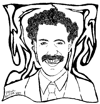 Ali G maze of Borat, I LIKE maze illustration