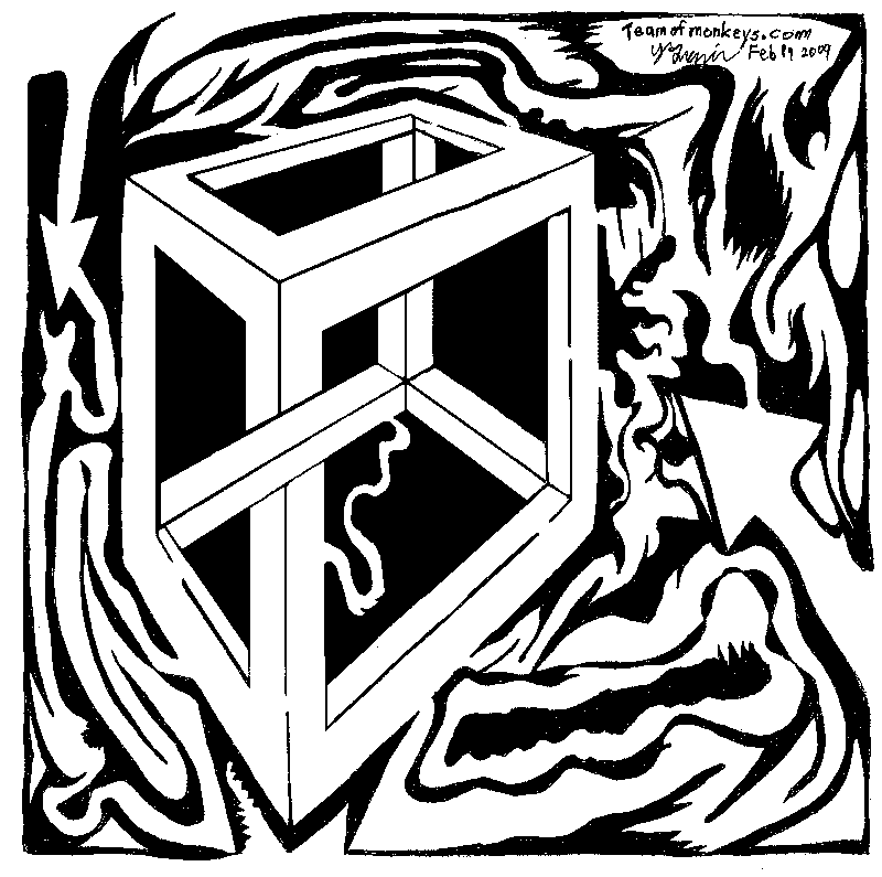 maze of cube that cannot be