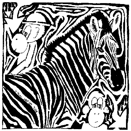 Zebra Maze Comic